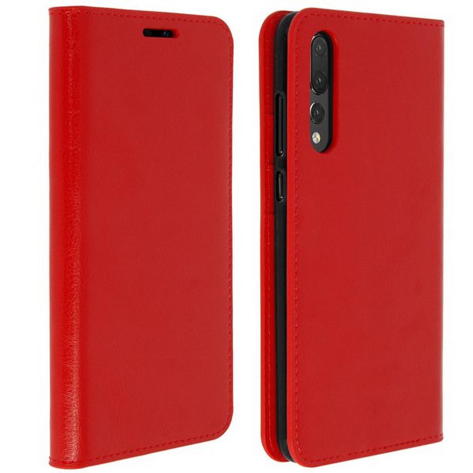 Avizar  Cover Echtleder Huawei P20 Pro Rot 