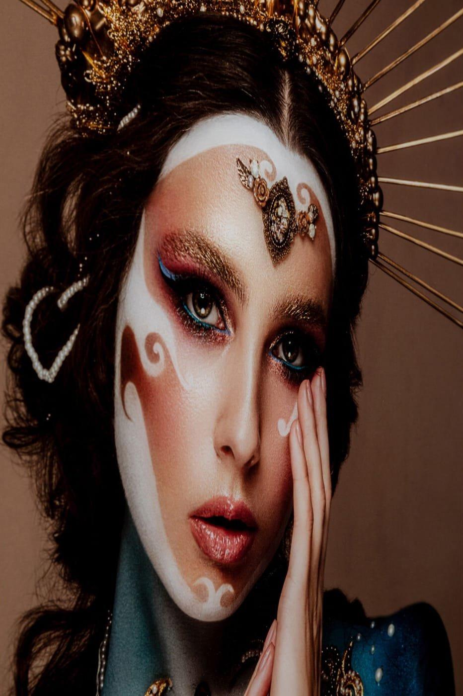 KARE Design Quadro in vetro Dea magica 100x150  