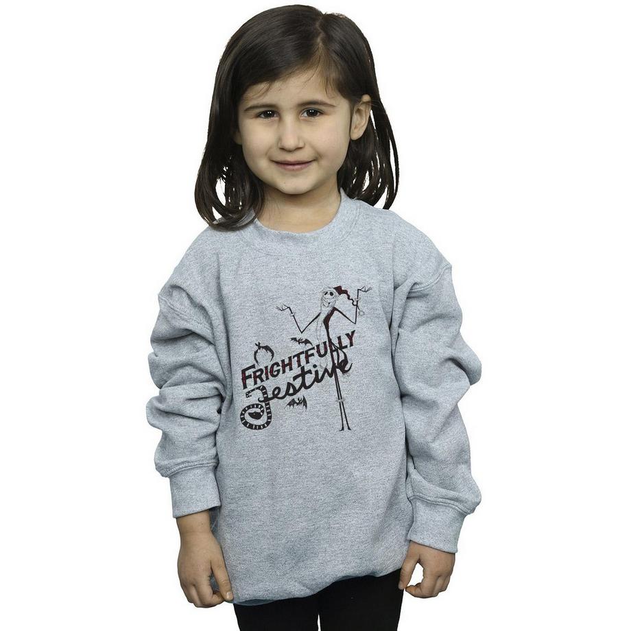 Disney  The Nightmare Before Christmas Frightfully Sweatshirt 