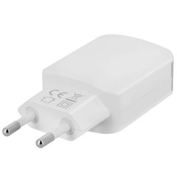 2x USB-Ports 3.1A Wand-Ladegerät Weiß