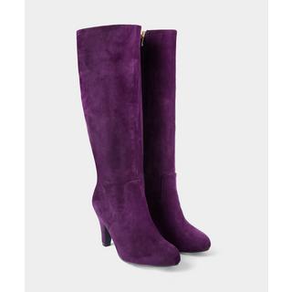 Joe Browns  Bottes hautes violet foncé avec détails froncés 