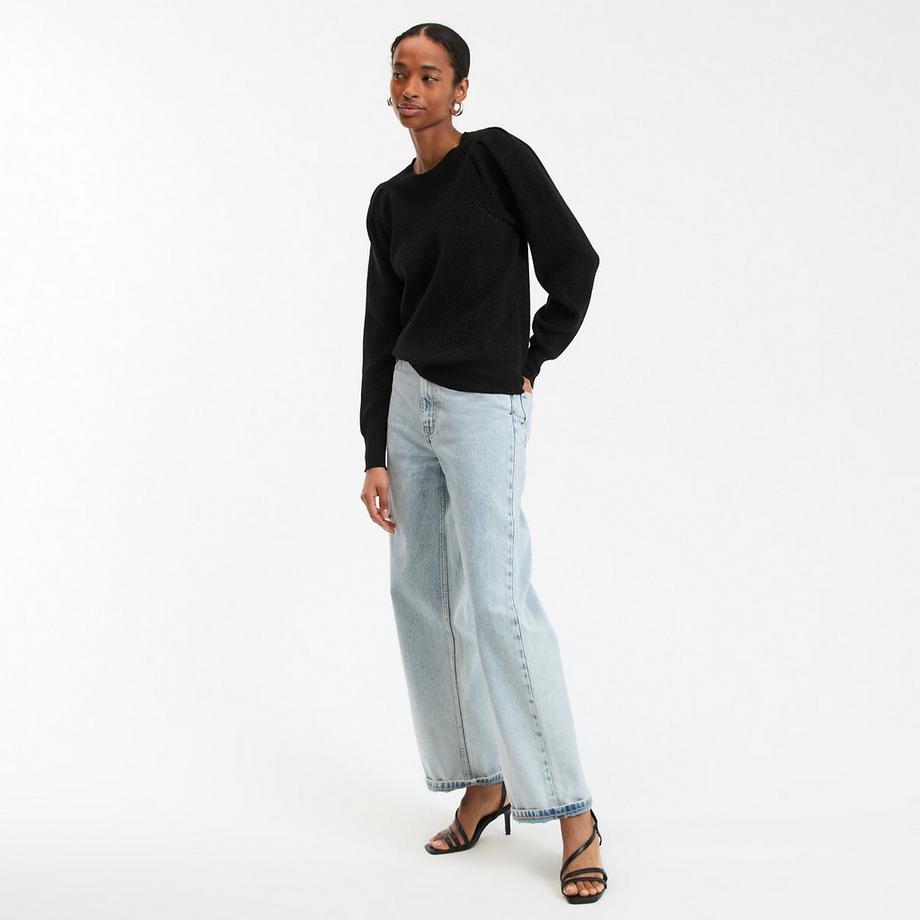 La Redoute Collections Pullover Girocollo con Maniche a Palloncino  