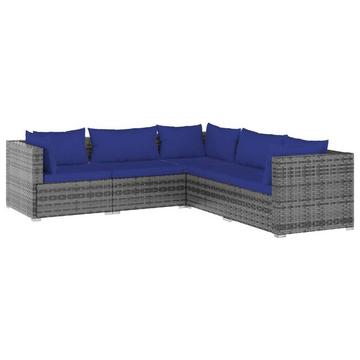 set salotto da giardino Polirattan