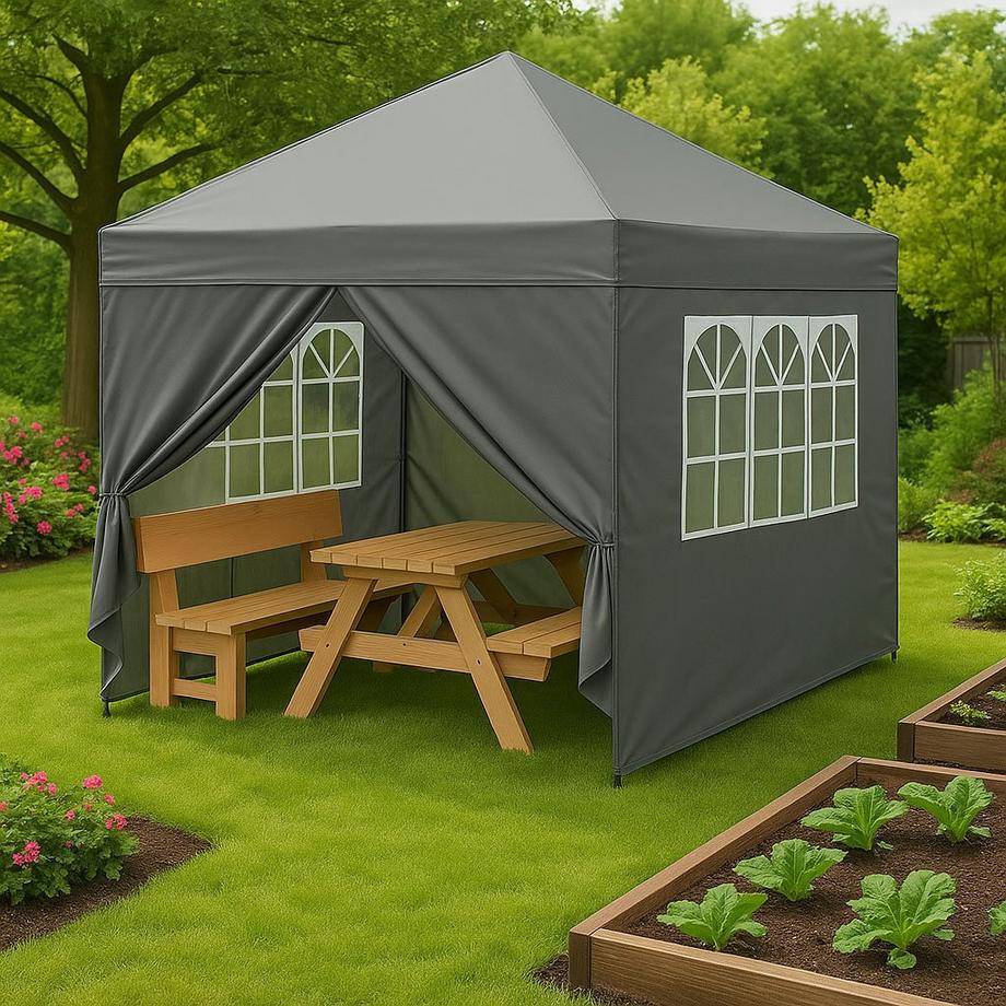 Northio Tenda da giardino pop-up con 4 pareti laterali MultiGarden  