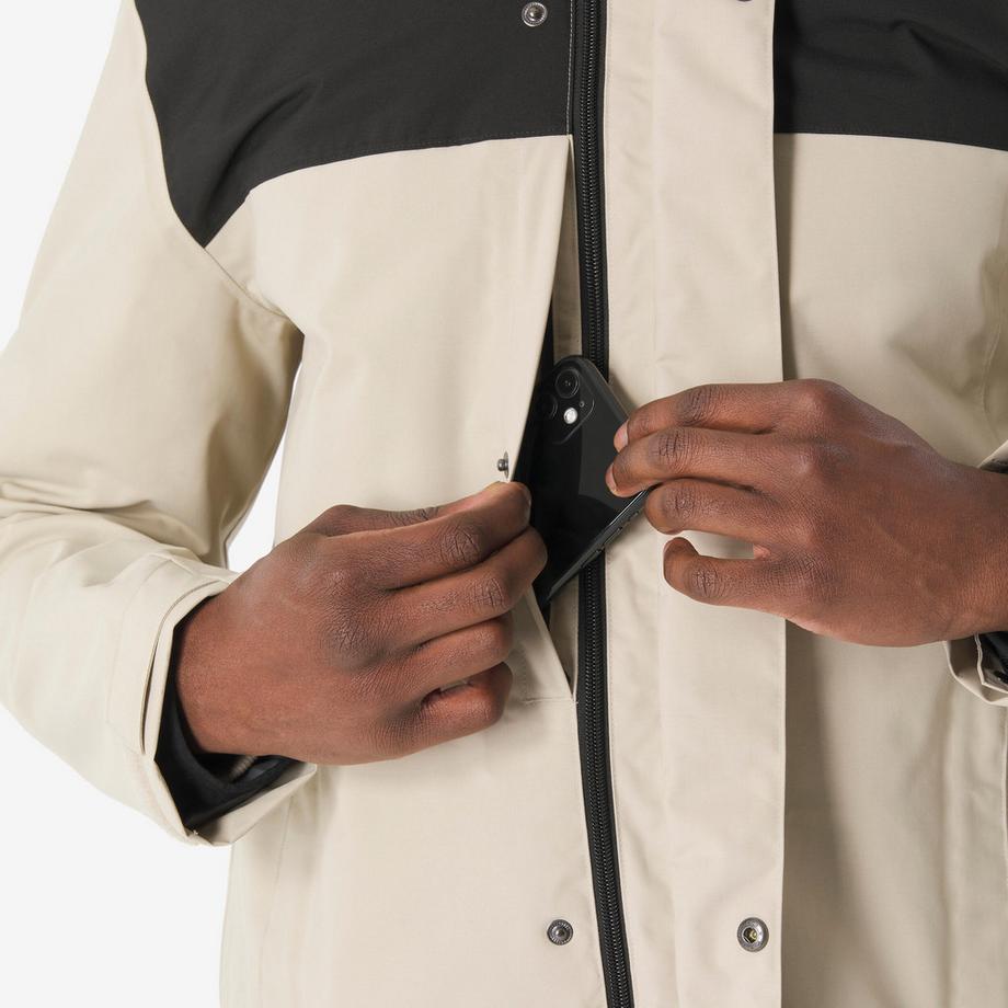 FORCLAZ Travel 100 3-in-1 Wasserdichte Winterjacke  