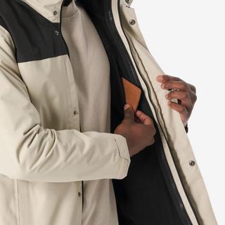FORCLAZ Travel 100 3-in-1 Wasserdichte Winterjacke  