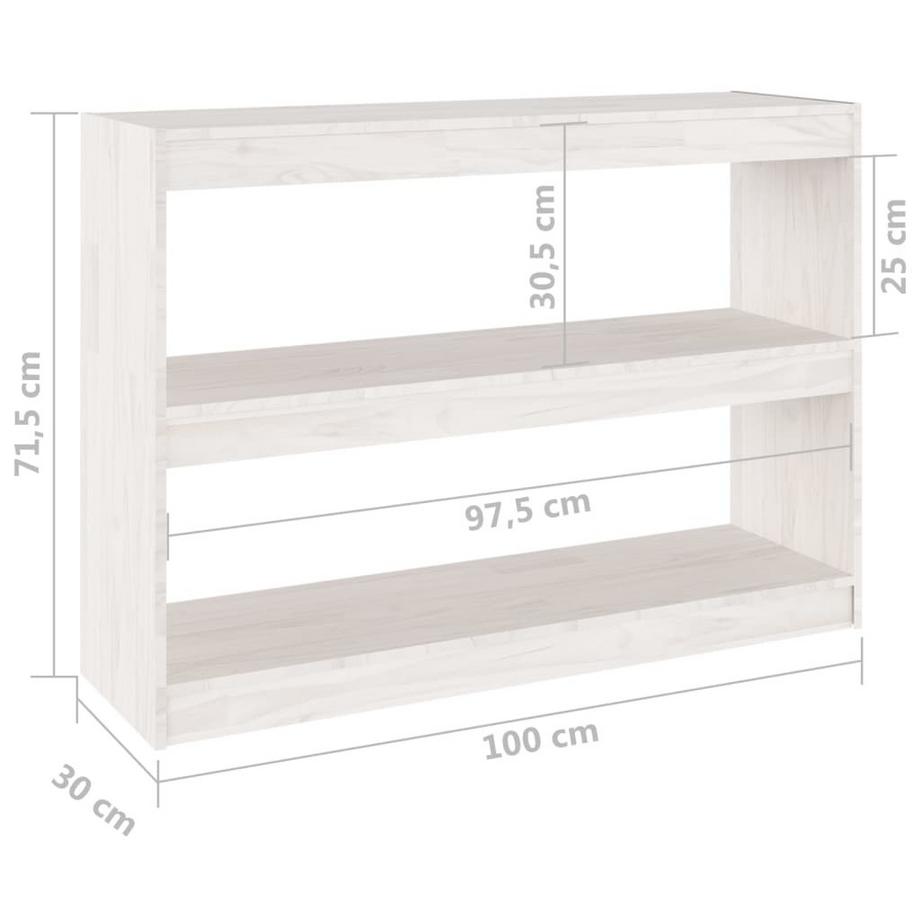 VidaXL Bücherschrank kiefernholz  