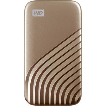 My Passport 500 GB Externe SSD-Festplatte 6.35 cm (2.5 Zoll) USB-C® Gold BAGF5000AGD-WESN