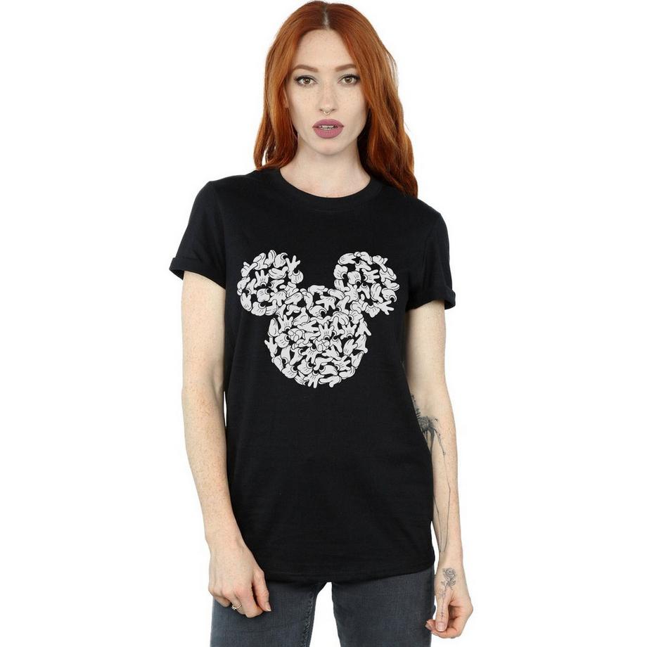 Disney Head Of Hands T-Shirt Stampata  