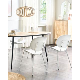 Beliani Lot de 2 chaises de salle à manger en Polypropylène Scandinave SHONTO  