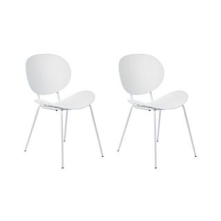 Beliani Lot de 2 chaises en Polypropylène Scandinave SHONTO  