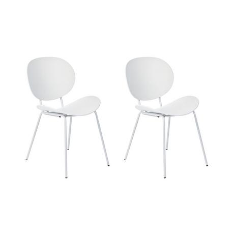 Beliani Lot de 2 chaises de salle à manger en Polypropylène Scandinave SHONTO  