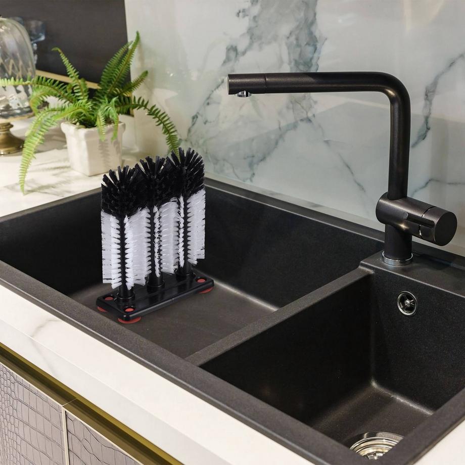 B2X  Brosse 3 pièces pour laver les vitres 