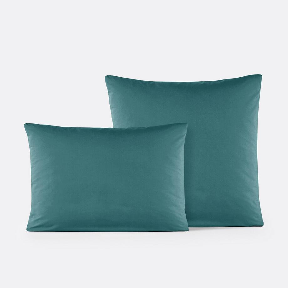 Taie oreiller unie percale de coton Scenario