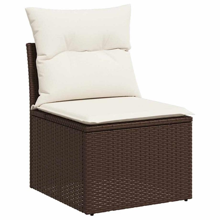 VidaXL set di divani da giardino Polirattan  