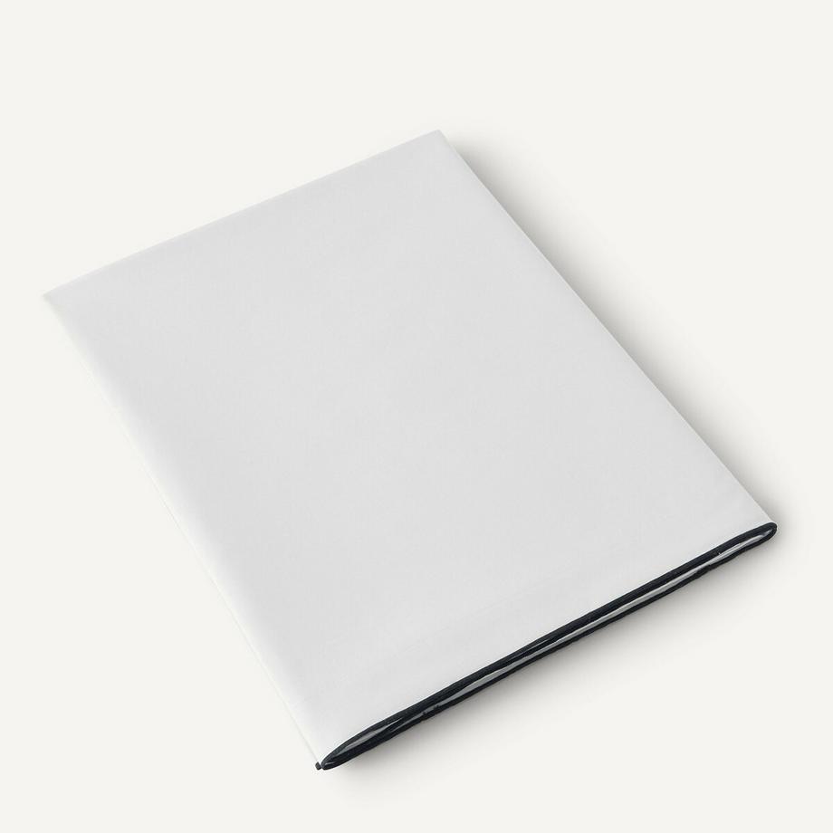 Drap plat voile de coton bio lavé