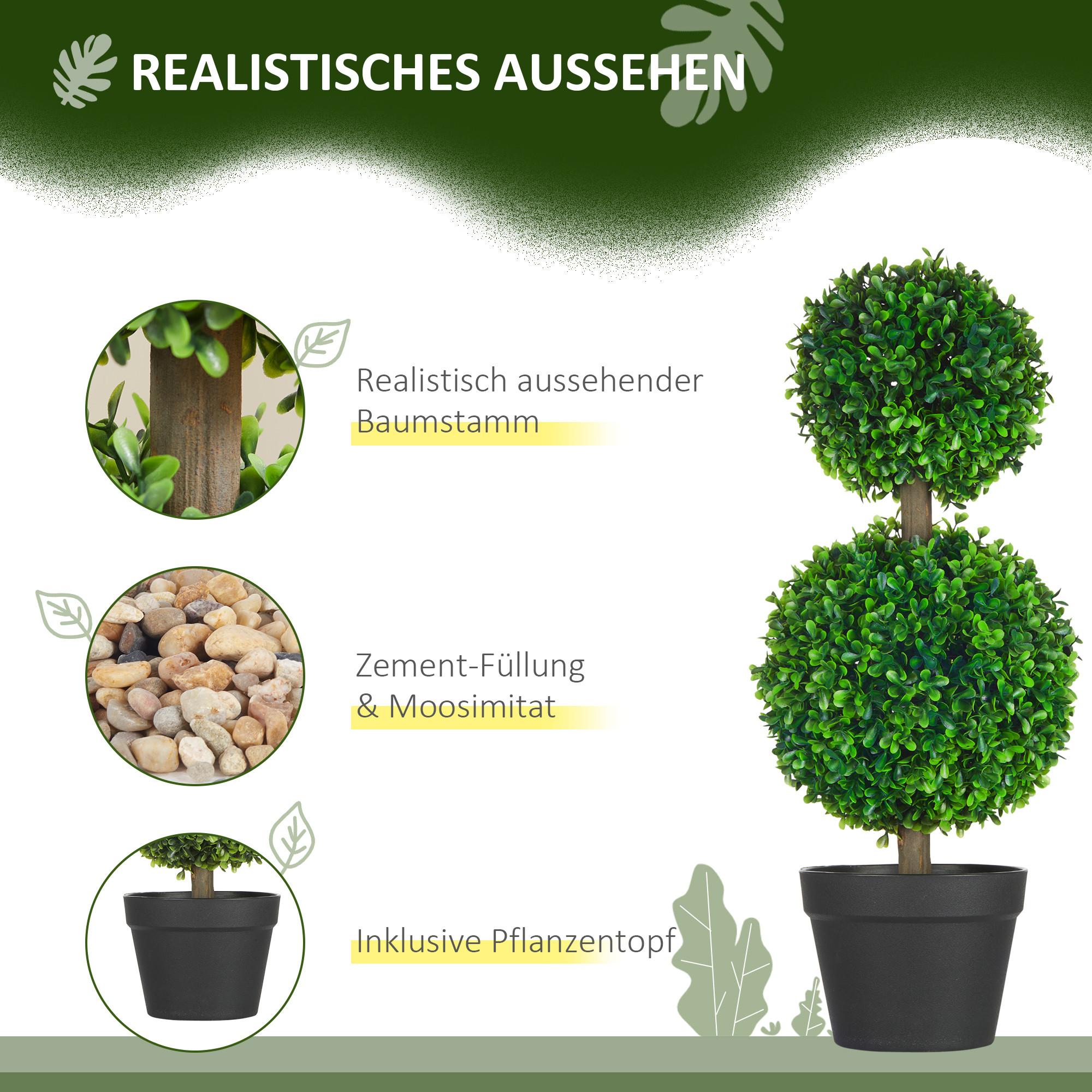 HOMCOM Plantes artificielles  