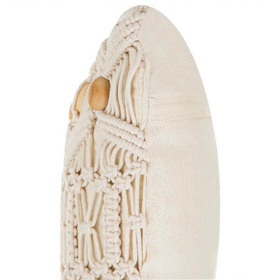 Beliani Lot de 2 coussins décoratifs en Coton Boho NICAEA  