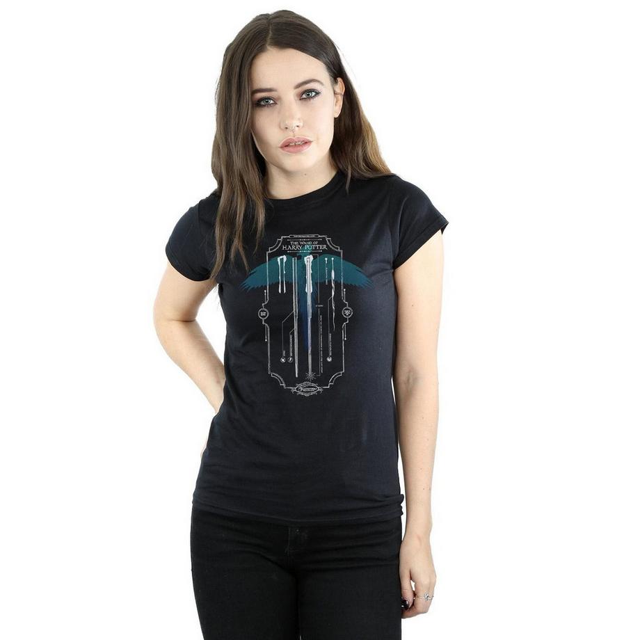 Harry Potter Wand of T-Shirt Stampata  