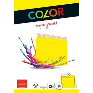 ELCO Couvert Office o/Fenster C6 74634.72 100g, gelb 25 Stück