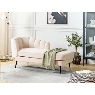 Beliani Chaise longue versione sinistra en Bouclé Glamour ALLIER  