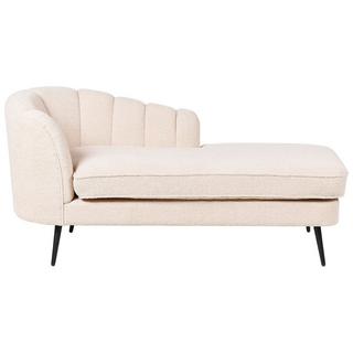 Beliani Chaise longue versione sinistra en Bouclé Glamour ALLIER  