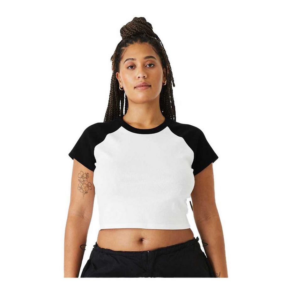 Bella + Canvas Maglietta Raglan Microfibra  