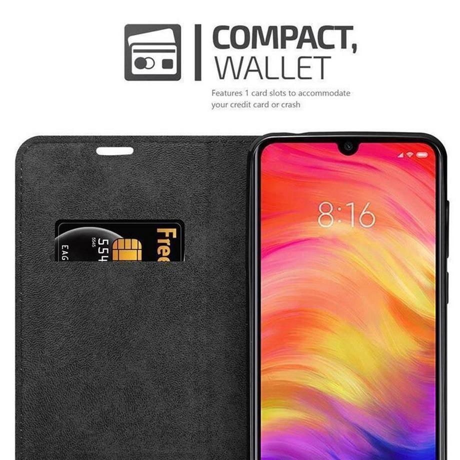 Cadorabo  Hülle für Xiaomi RedMi NOTE 7 Magnetverschluss, Kartenfach 