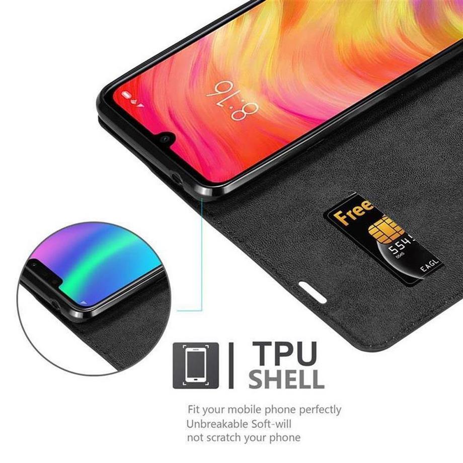 Cadorabo  Hülle für Xiaomi RedMi NOTE 7 Magnetverschluss, Kartenfach 