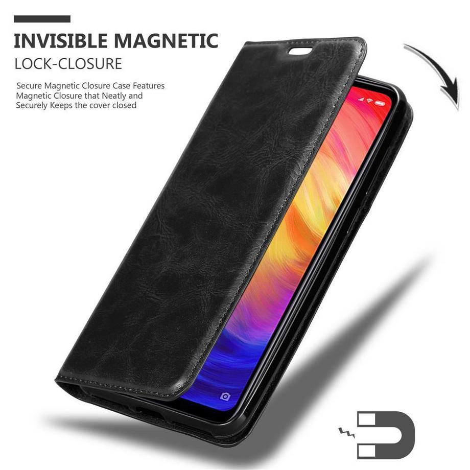 Cadorabo  Hülle für Xiaomi RedMi NOTE 7 Magnetverschluss, Kartenfach 