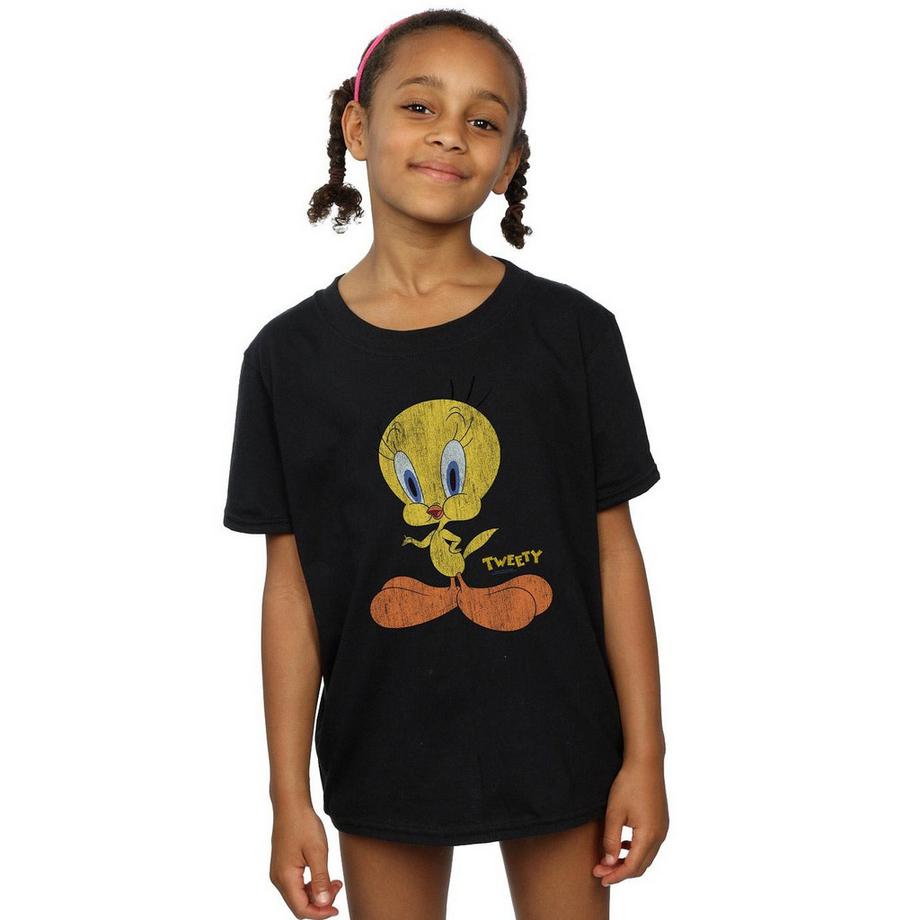 LOONEY TUNES  Tshirt TWEETY PIE DISTRESSED 