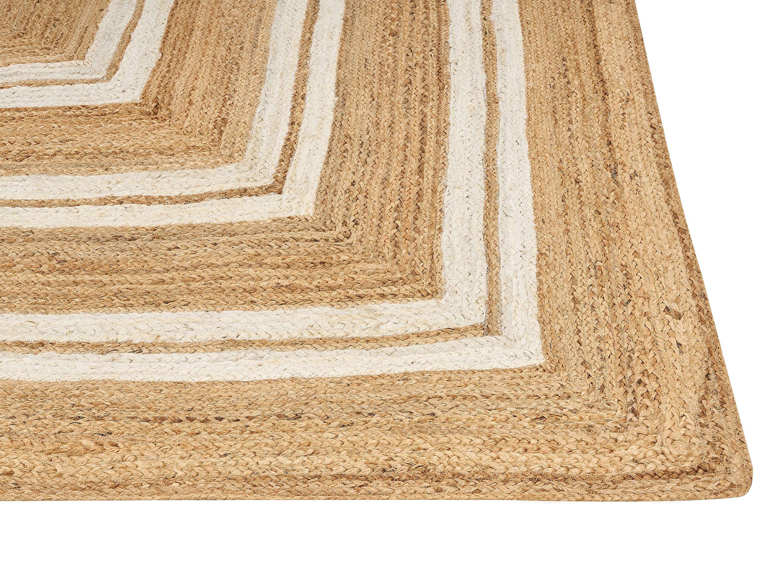 Beliani Tapis en Jute Boho ELMALI  