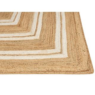 Beliani Tapis en Jute Boho ELMALI  