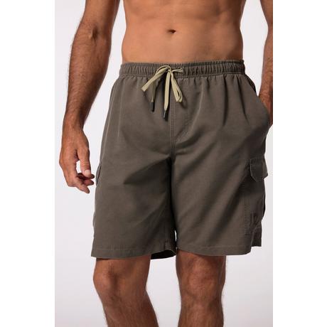 JP1880  Shorts da mare con cintura elastica e tasche cargo, fino alla tg. 8XL 