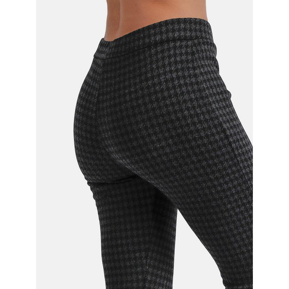 Admas Elastische Hahnentritt Hose  