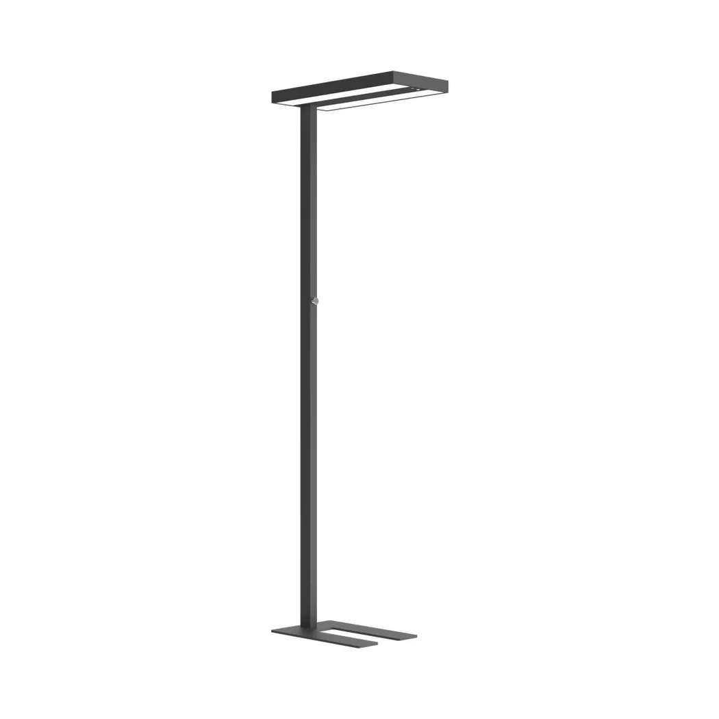 Contini – LED Büro-Stehleuchte dimmbar anthrazit, One Size