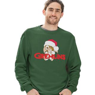 Gremlins Gizmo Santa Print Sweatshirt  