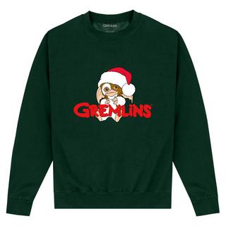 Gremlins Gizmo Santa Print Sweatshirt  