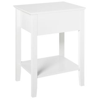 Beliani Comodino 1 cassetto en Fibra a media densità (MDF) Retrò ASSISI  