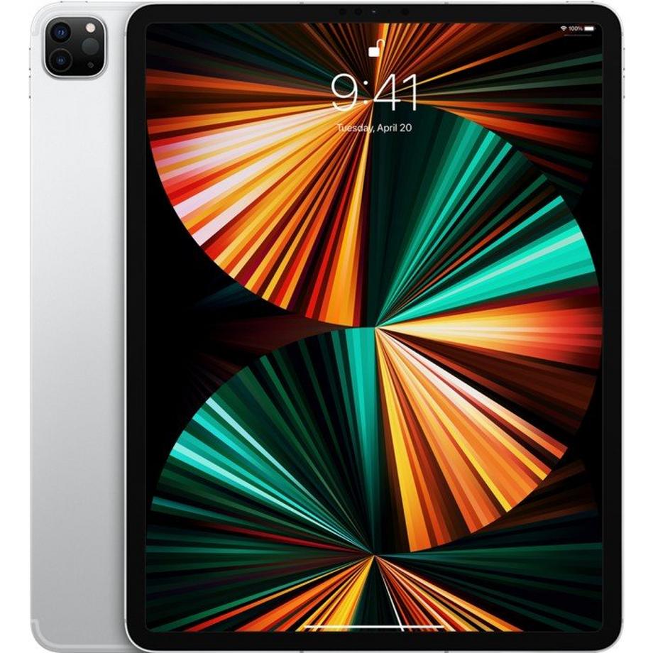 Refurbished 12,9"  iPad Pro 2021 (5. Gen) WiFi + Cellular 128 GB Silver - Wie neu