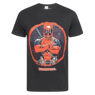 MARVEL  Deadpool Tshirt ARMS CROSSED 