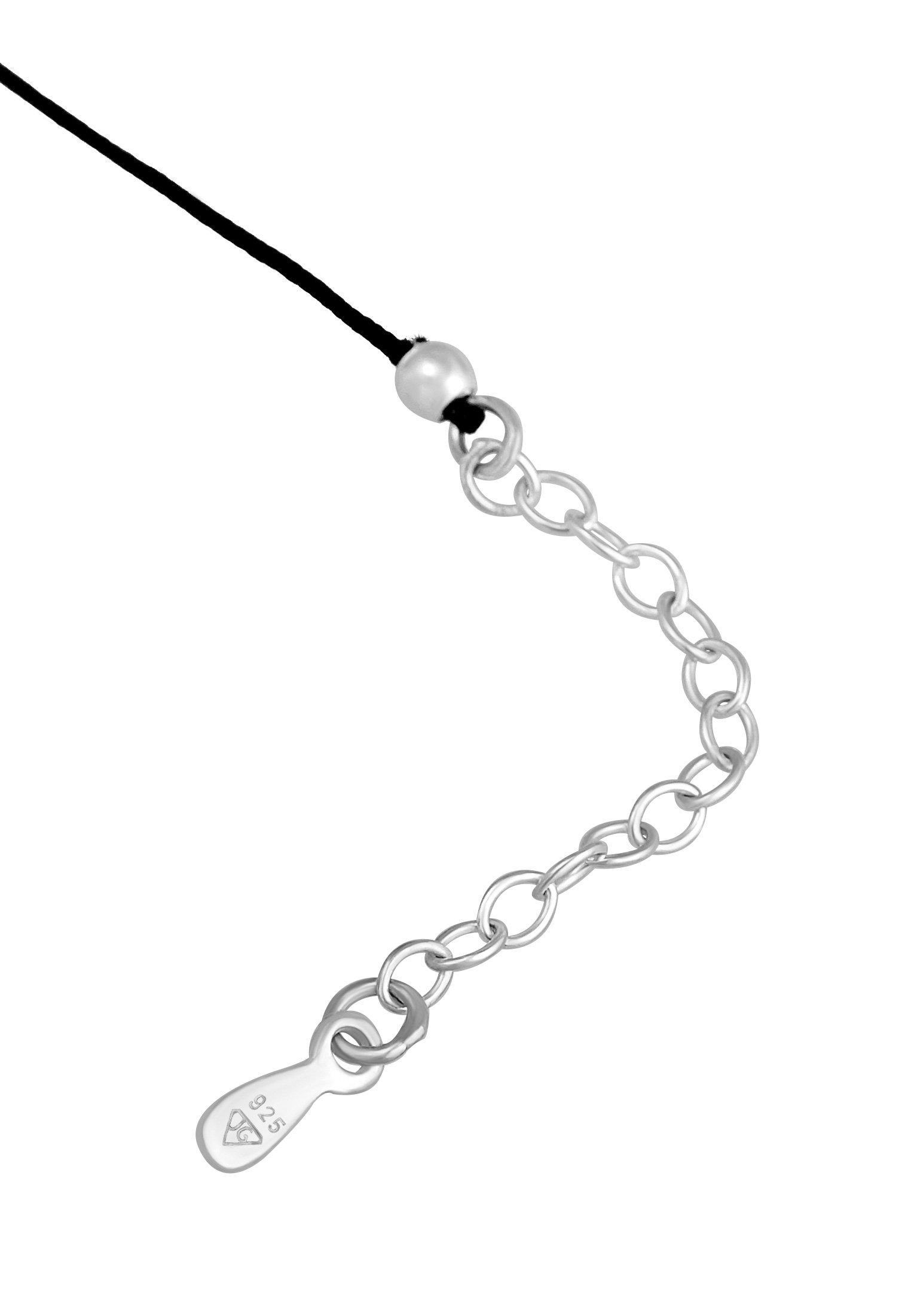 Elli  Halskette Choker Zirkonia Tropfen Anhänger 925 Silber 