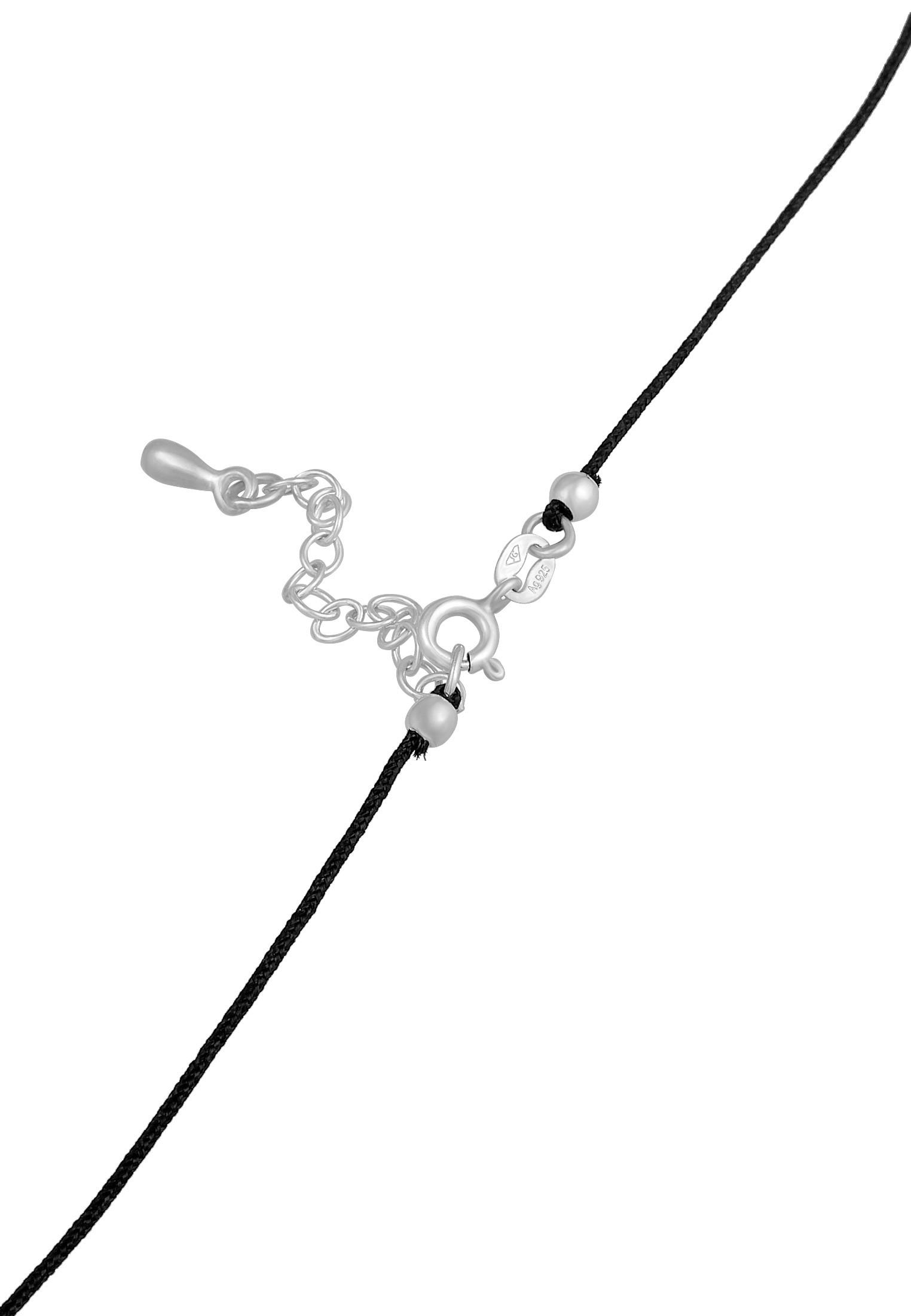 Elli  Halskette Choker Zirkonia Tropfen Anhänger 925 Silber 