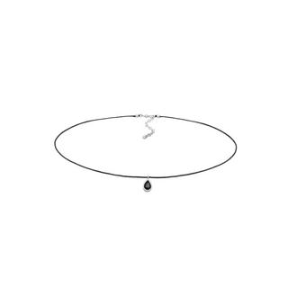 Elli  Halskette Choker Zirkonia Tropfen Anhänger 925 Silber 