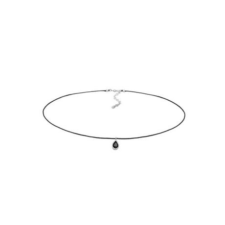 Elli  Halskette Choker Zirkonia Tropfen Anhänger 925 Silber 