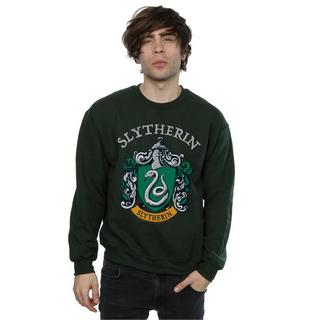 HARRY-POTTER  Sweatshirt en coton à écusson de Serpentard 