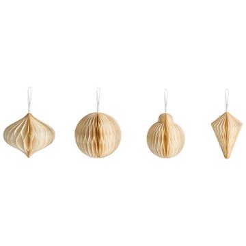 Weihnachtsbaumschmuck 20er Set aus Papier Klassisch JOLSTRA