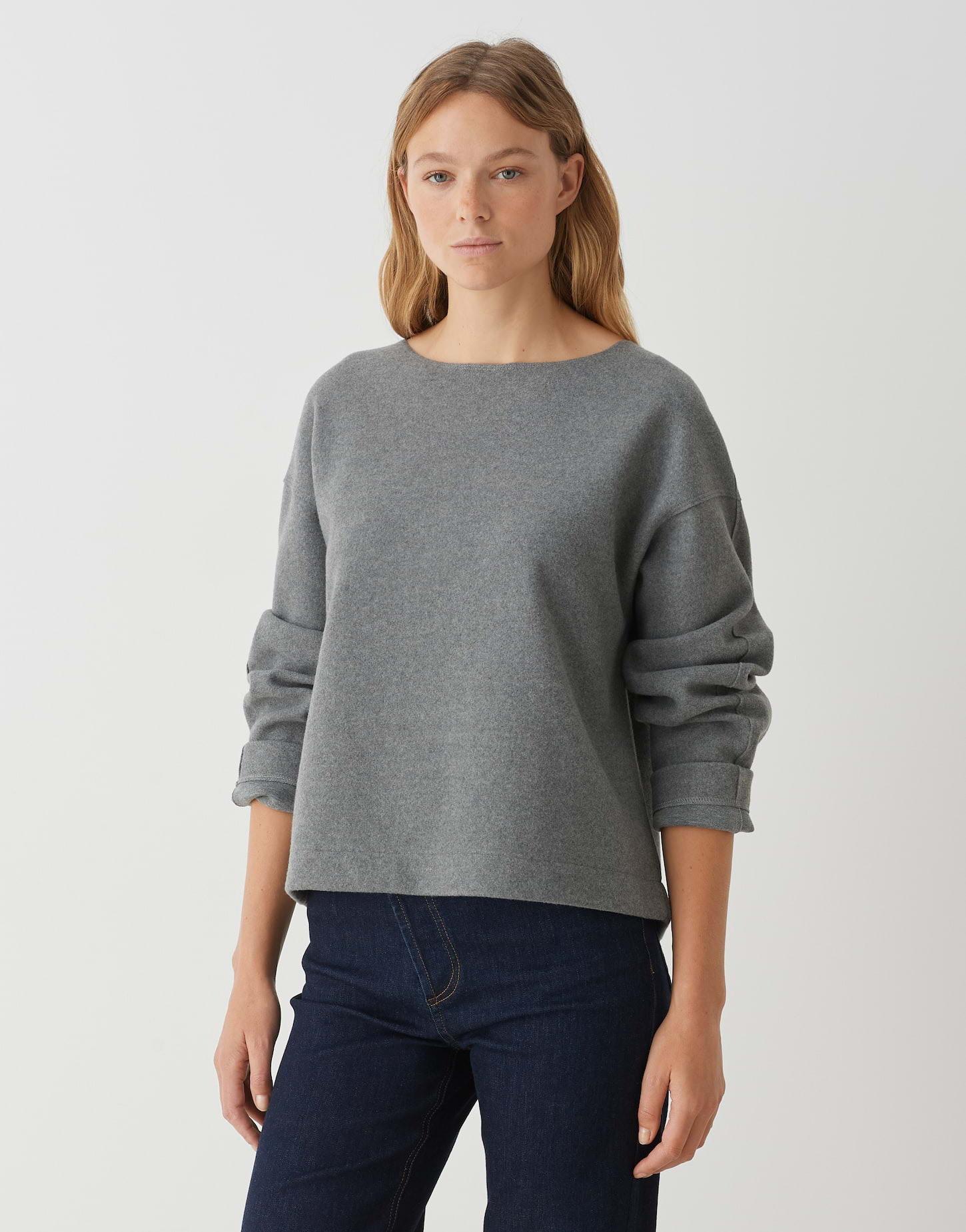 OPUS  Sweat coupe droite 