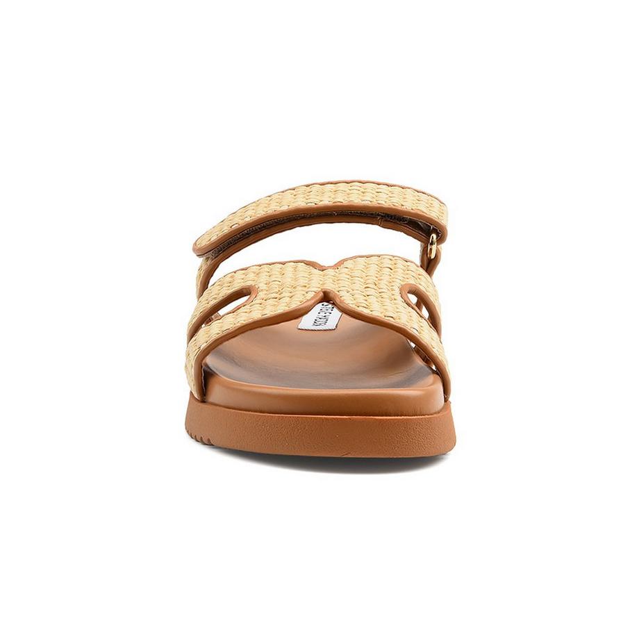 STEVE MADDEN Missile Raffia Flache Sandalen  