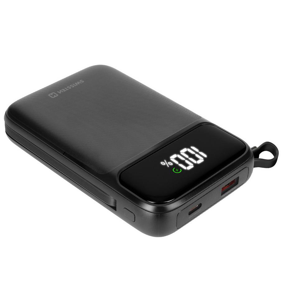 Powerbank MagSafe 10000mAh Swissten Noir